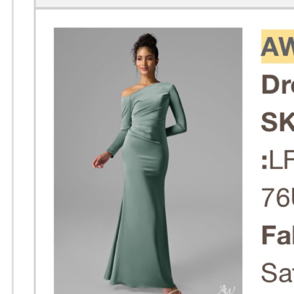 AW Bridal gown